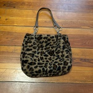 Y2K CHEETA PRINT BAG
